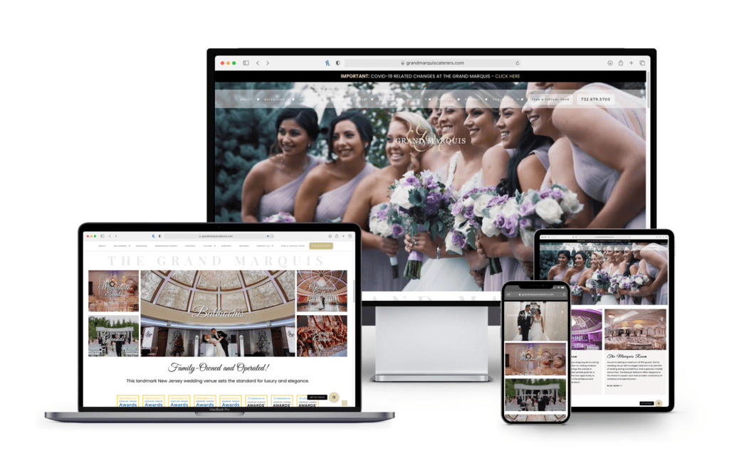New Jersey Multimedia • Web Design • Grand Marquis Catering