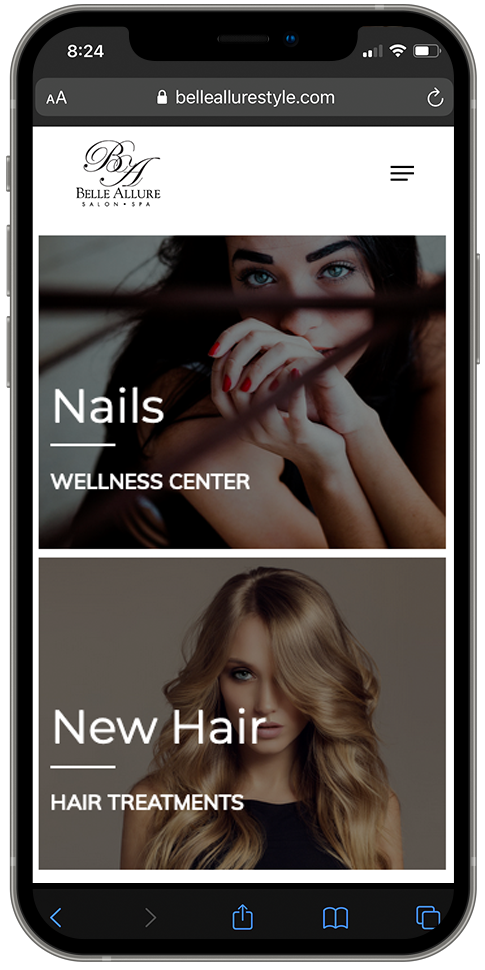 New Jersey Multimedia • Belle Allure Salon Spa • Web Design • SEO